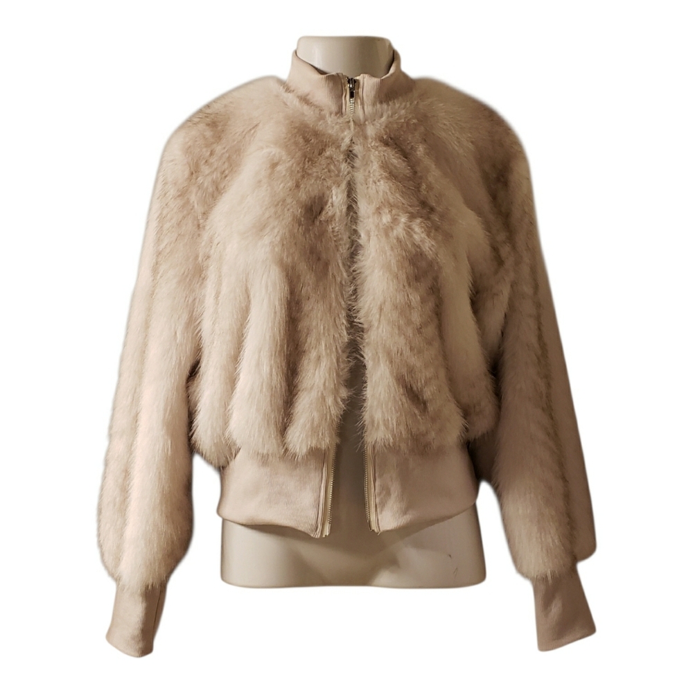 NEW! Faux Fur Teddy Jacket (2-Way Zip) - Picture 5 of 7